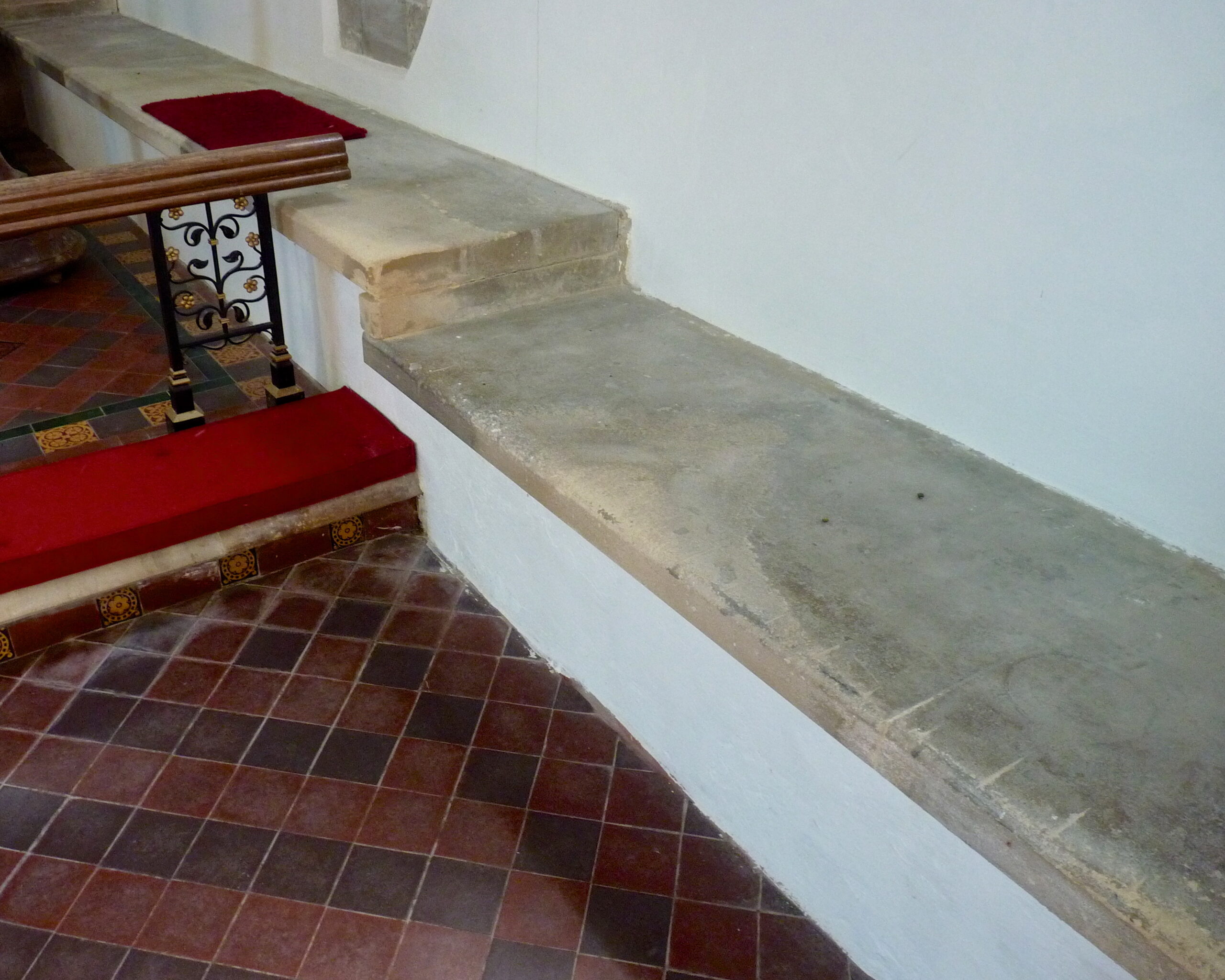 Original seating in Lympne church
