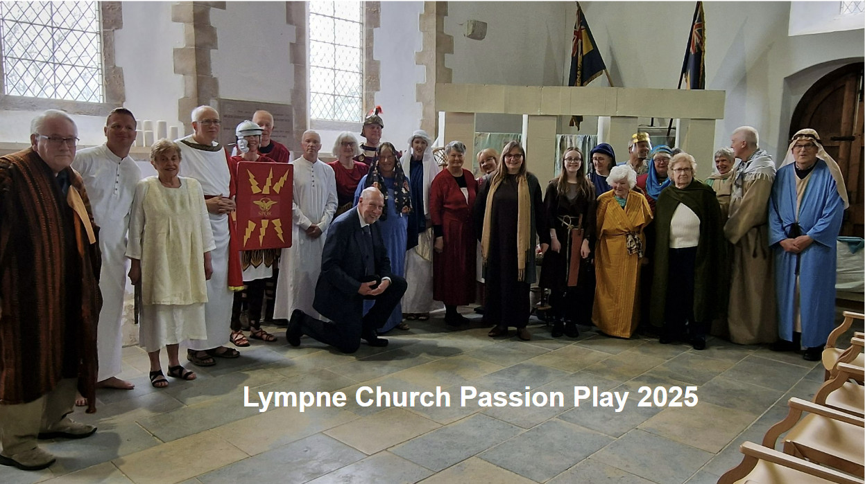 Lympne Church Passion PLay 2025 Worship outside based on creation and caring for God's world